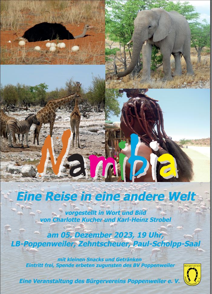 Veranstaltung Namibia am 5. Dezember 2023
